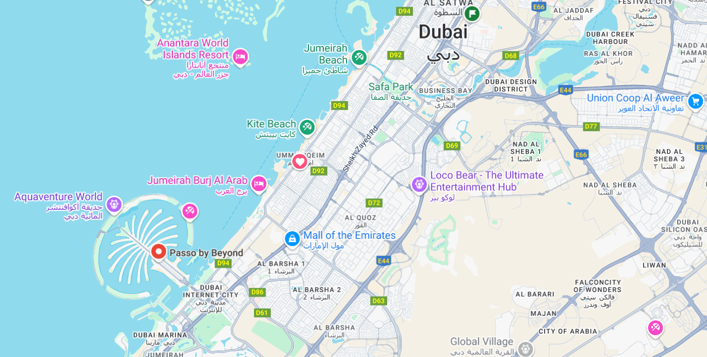 Passo Beyond Palm Jumeirah Dubai