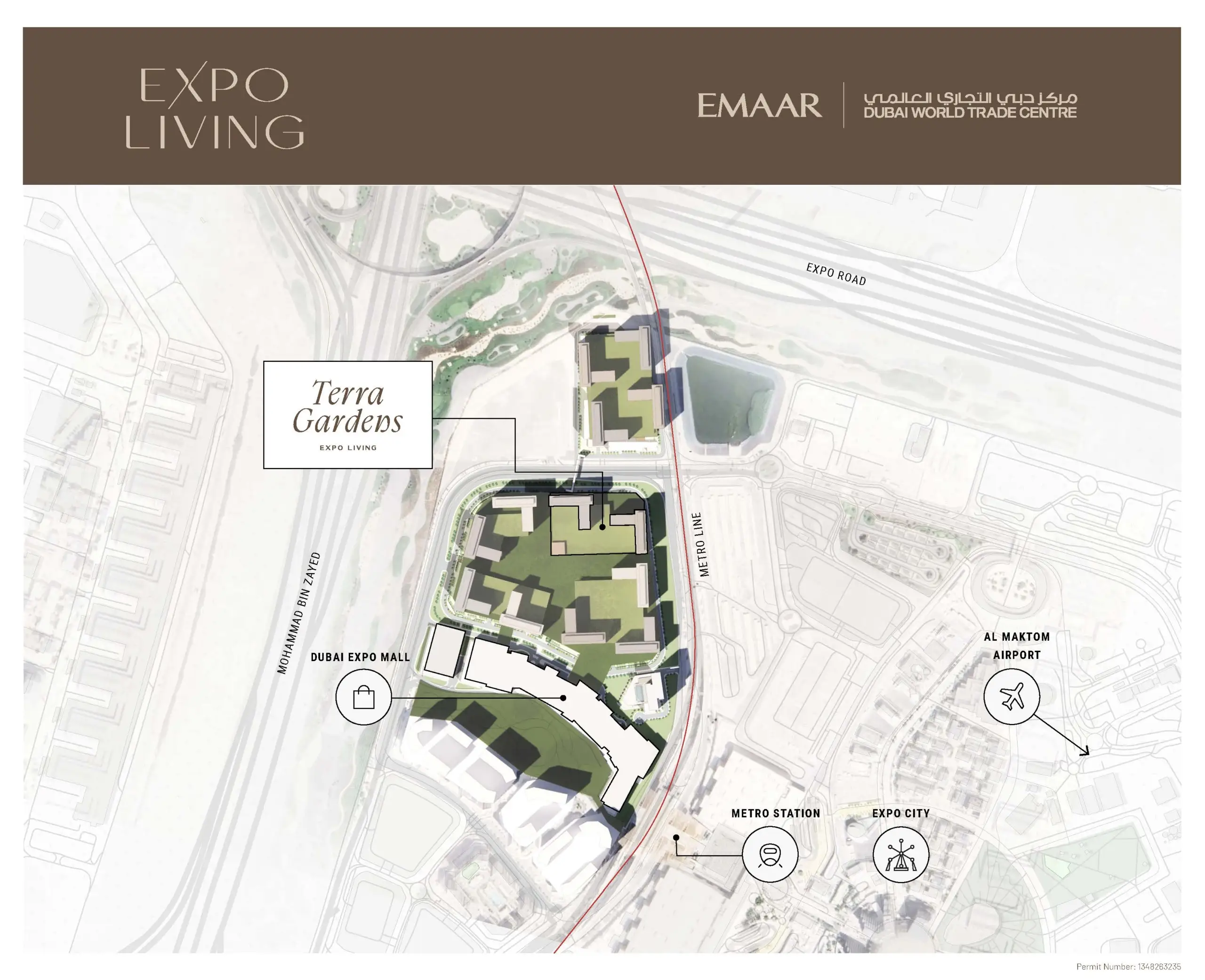 Terra Gardens Location Map